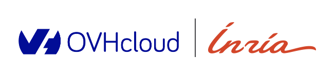 Inria and OVHcloud logos
